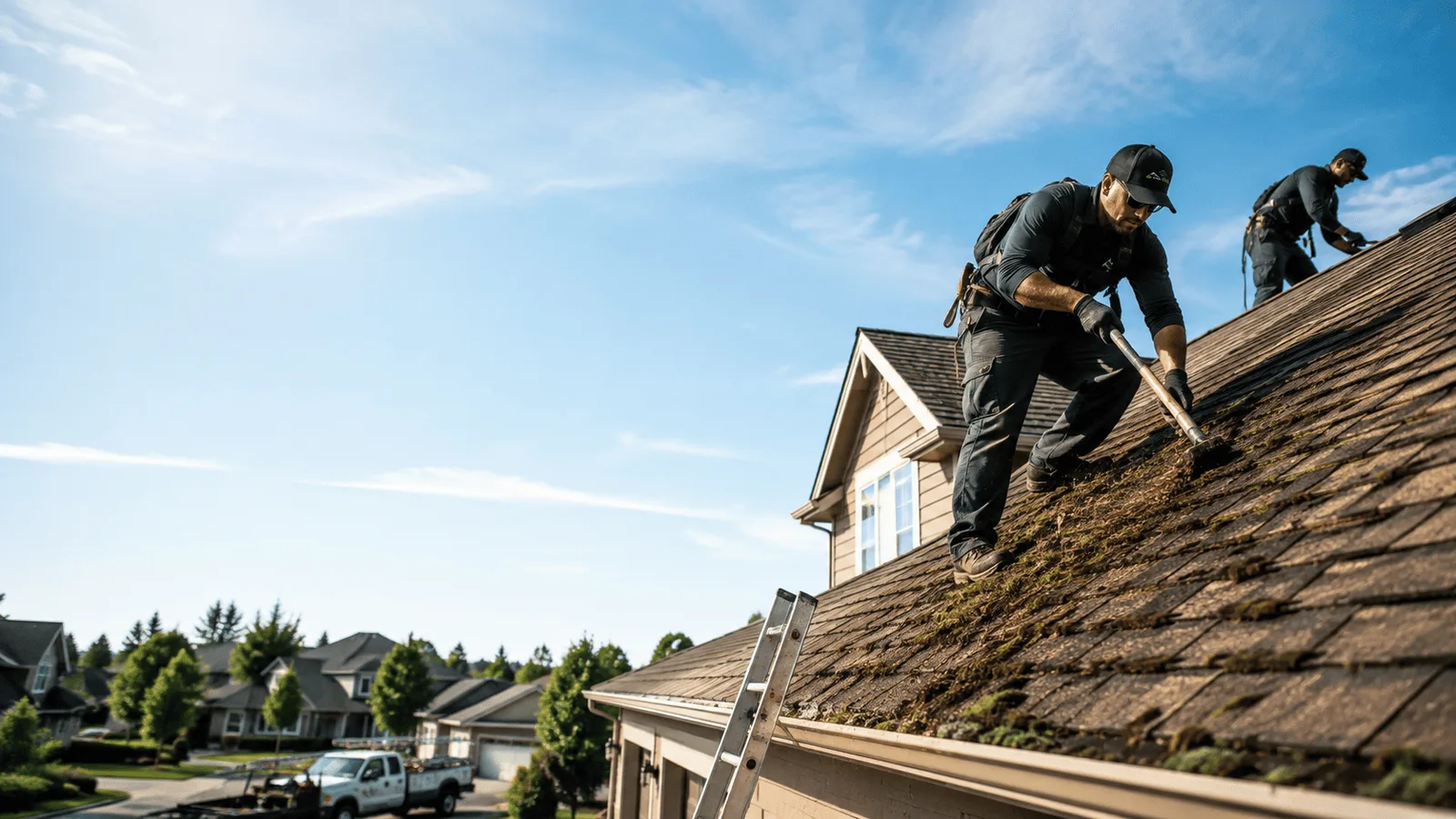 Roof Moss Removal in Mediapolis, IA near me